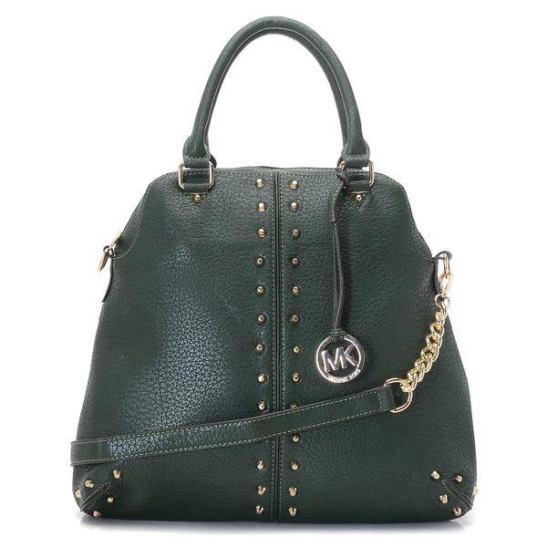 michael kors uptown astor stor satchel grønn lammeskinn skinn Engros Ekte, Ny srd26